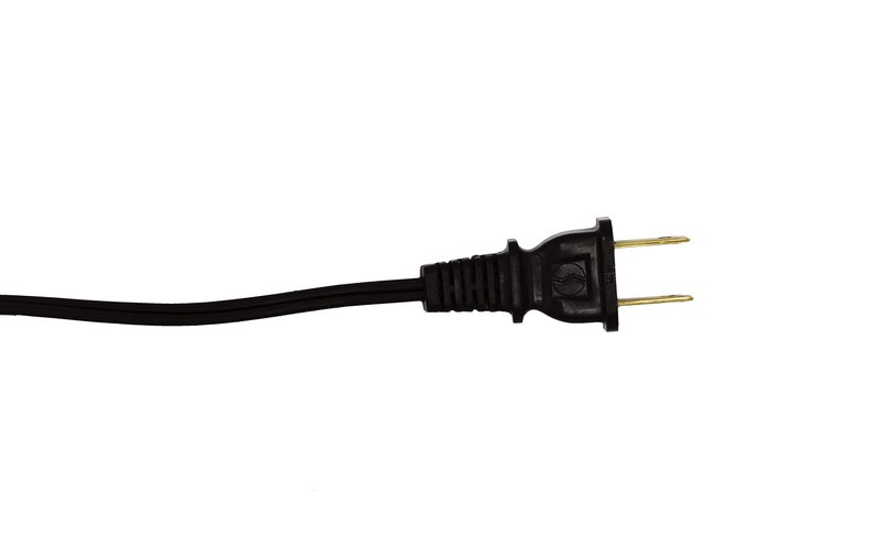 Creative Hobbies Black Lamp Cord - 12 Foot Long, SPT-1, 18 Gauge, UL Listed Power Cord for Floor Lamp Repair or Replacement - Image 2